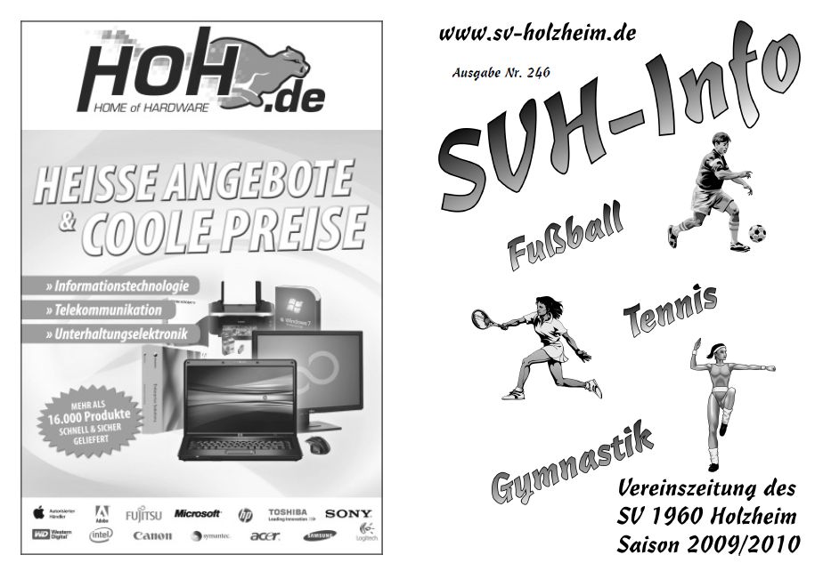 SVH-Info 2009/2010 Titelblatt